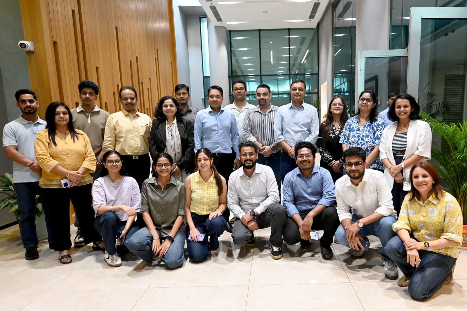 Group photograph of participants at an Ivy enterprise AI program