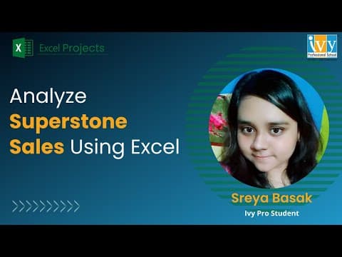 Superstore Sales Analysis Using Excel